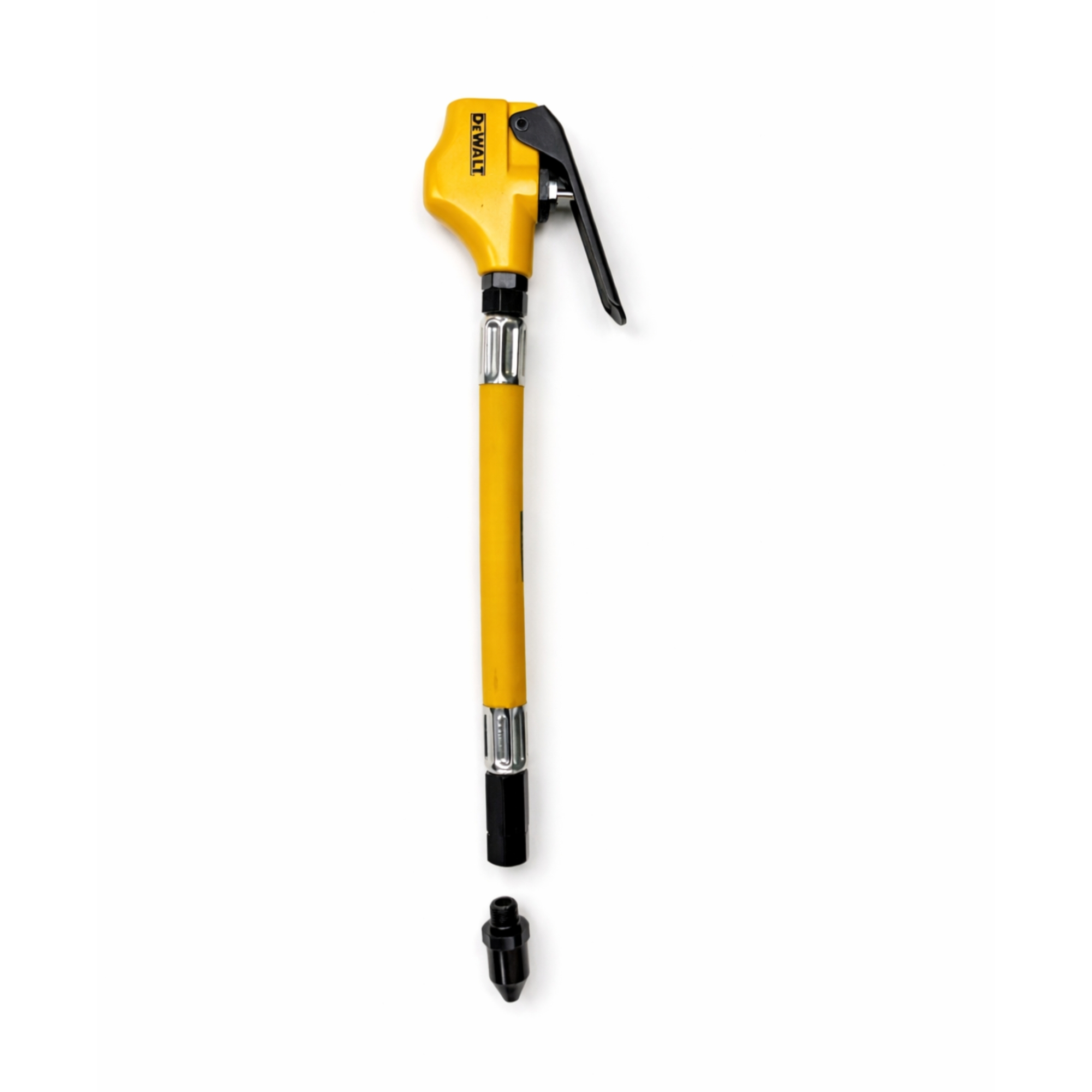 DEWALT Air Gun with Flex-N-Stay Extension and Rubber Tip, Model# DXCM035-0063